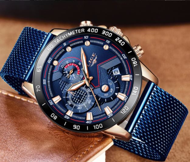 lige fashion men's watches