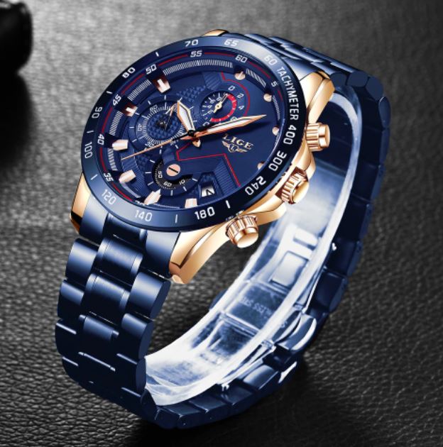 lige fashion men's watches