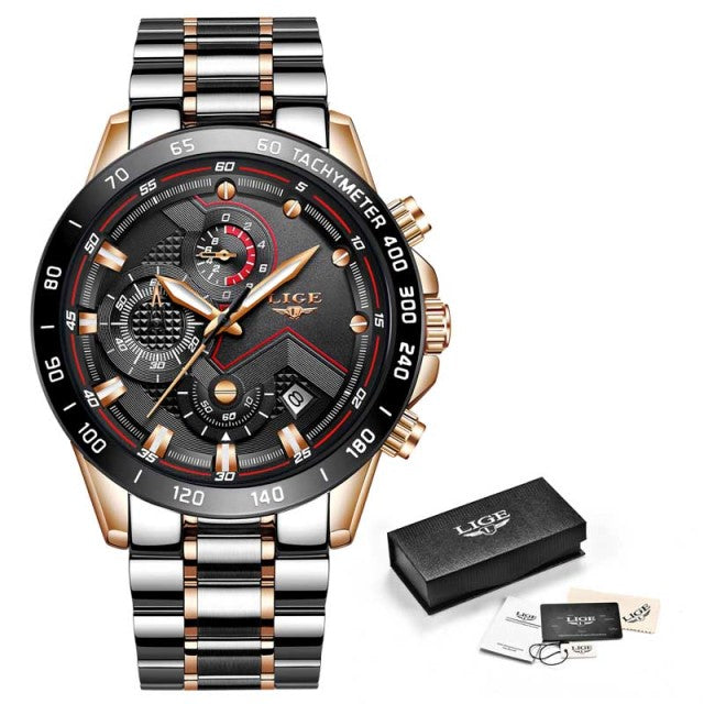 lige fashion men's watches