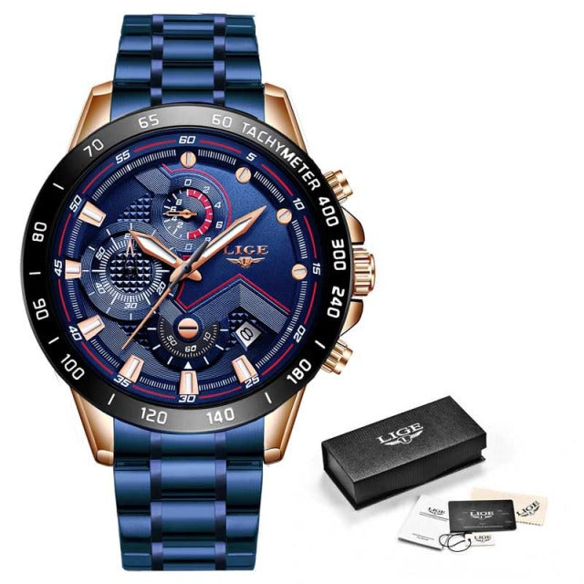 lige fashion men's watches