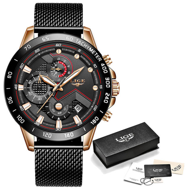 lige fashion men's watches