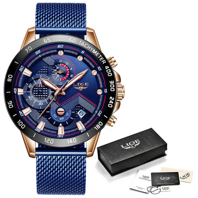 lige fashion men's watches
