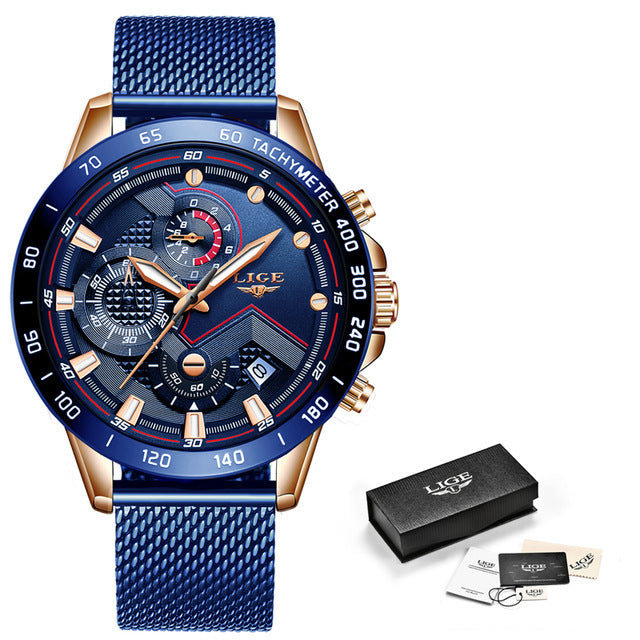 lige fashion men's watches
