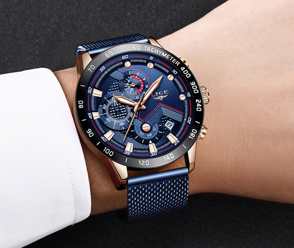 lige fashion men's watches