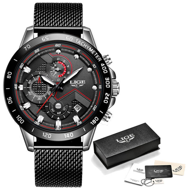 lige fashion men's watches
