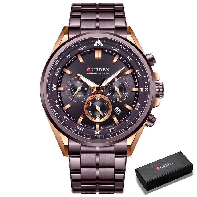 curren luxury men's watch coffee box / china